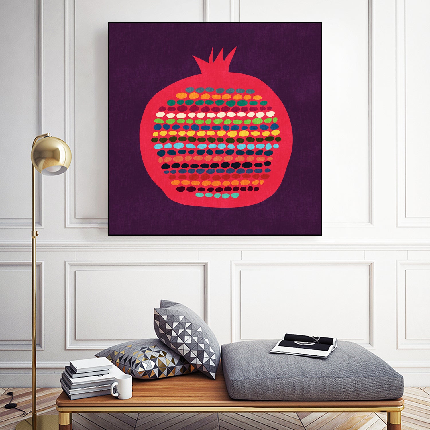 Pomegranate by Budi Satria Kompoi on GIANT ART - vector illustration