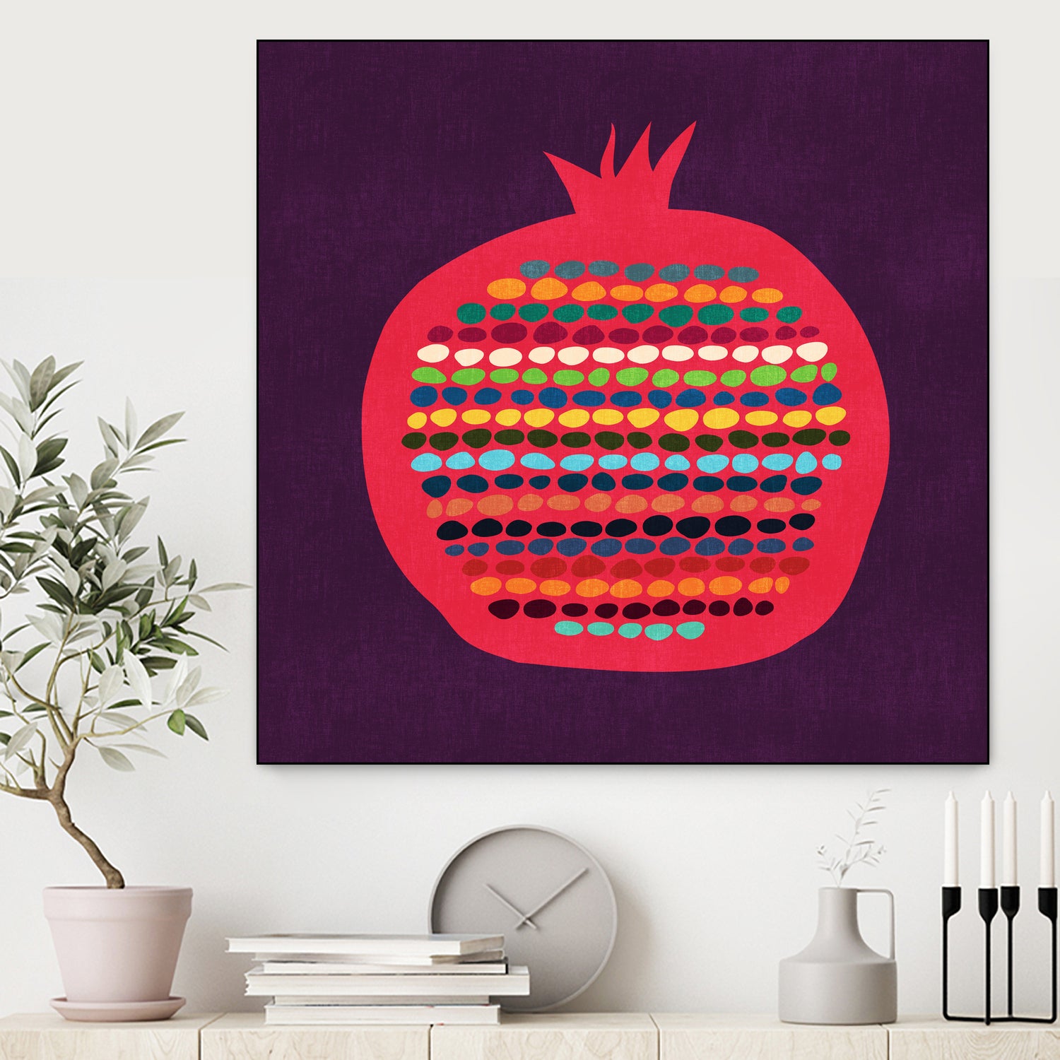 Pomegranate by Budi Satria Kompoi on GIANT ART - vector illustration