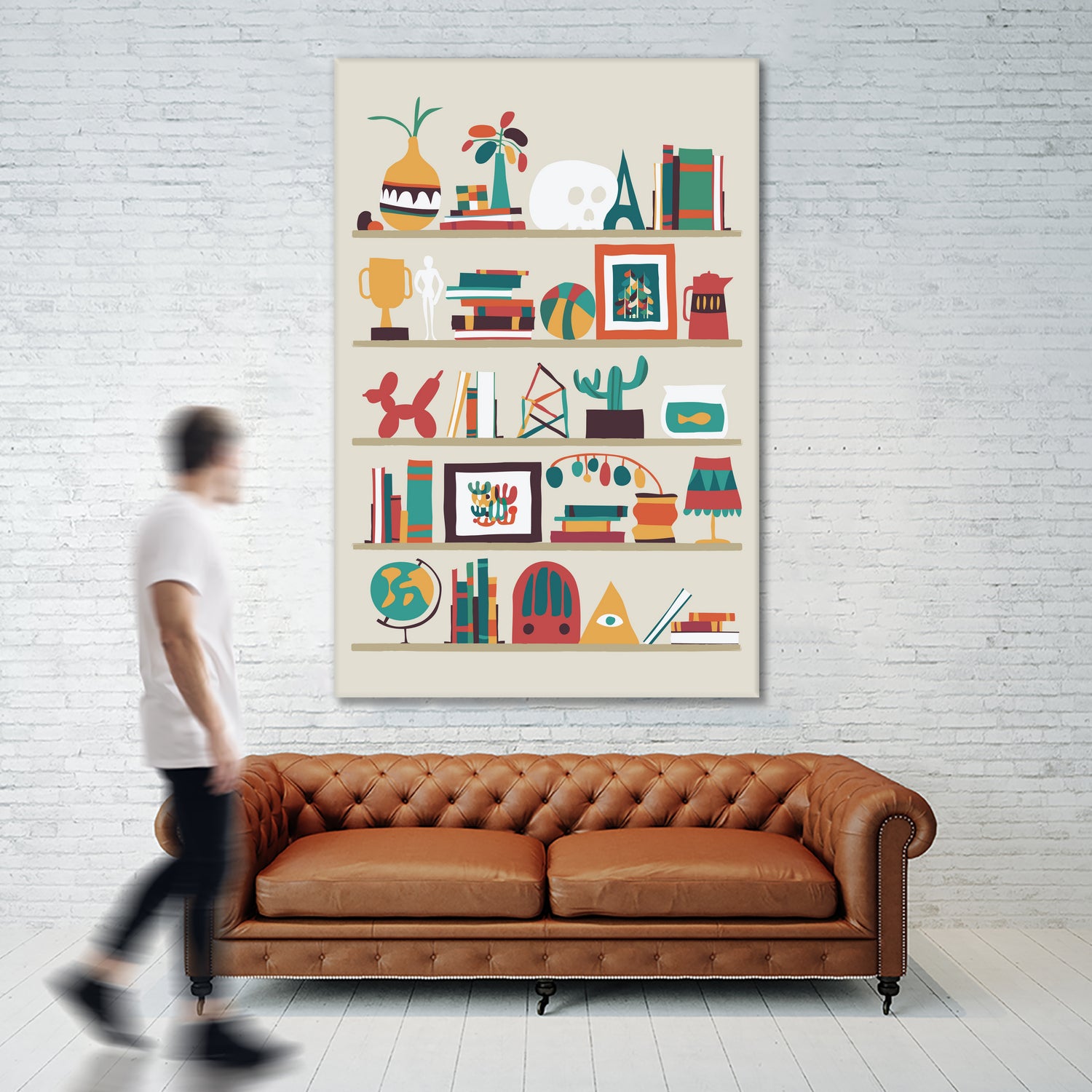 The Shelf by Budi Satria Kompoi on GIANT ART - vector illustration