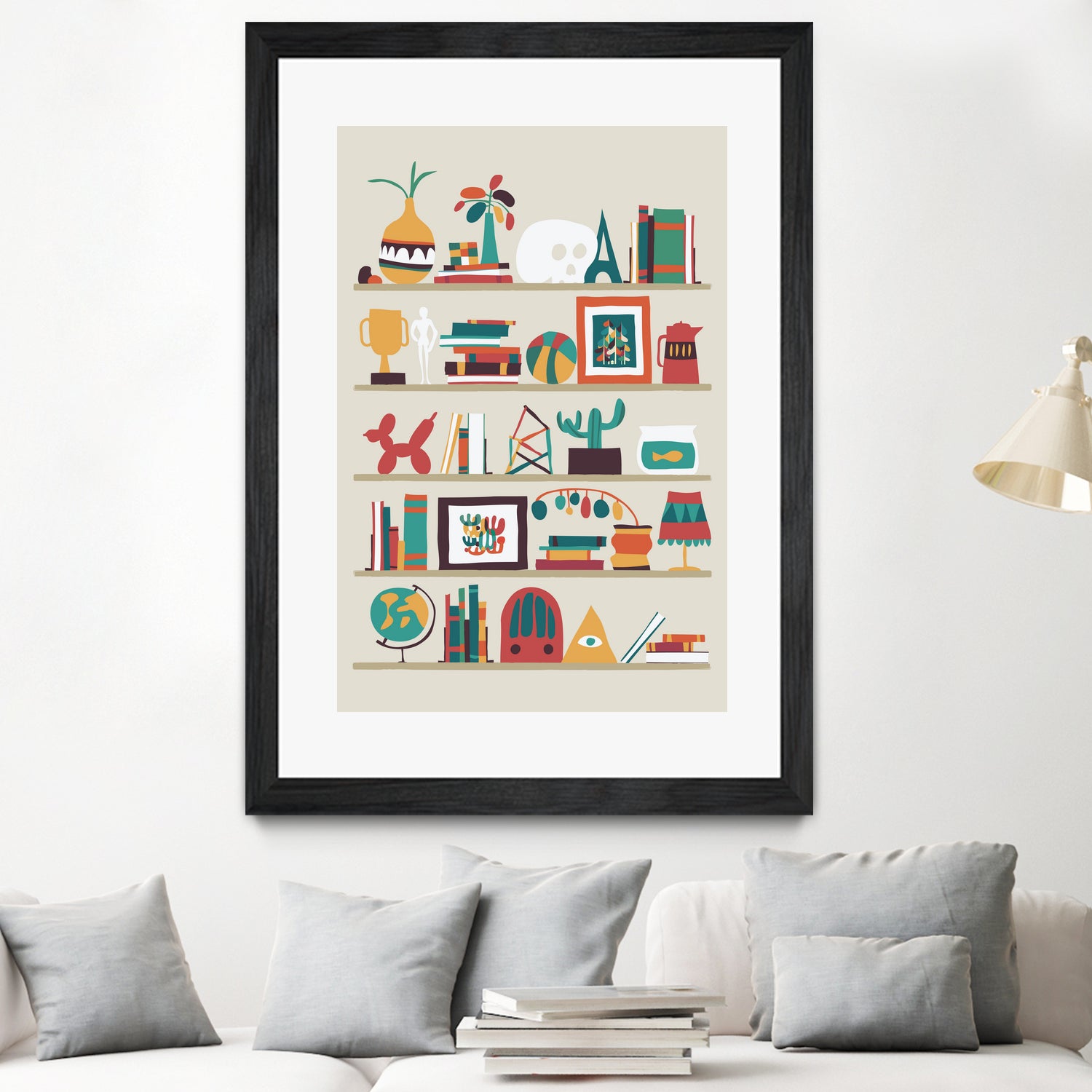 The Shelf by Budi Satria Kompoi on GIANT ART - vector illustration