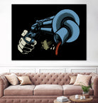 Crooked Gun by Bily Mariano da Luz on GIANT ART - black vector illustration