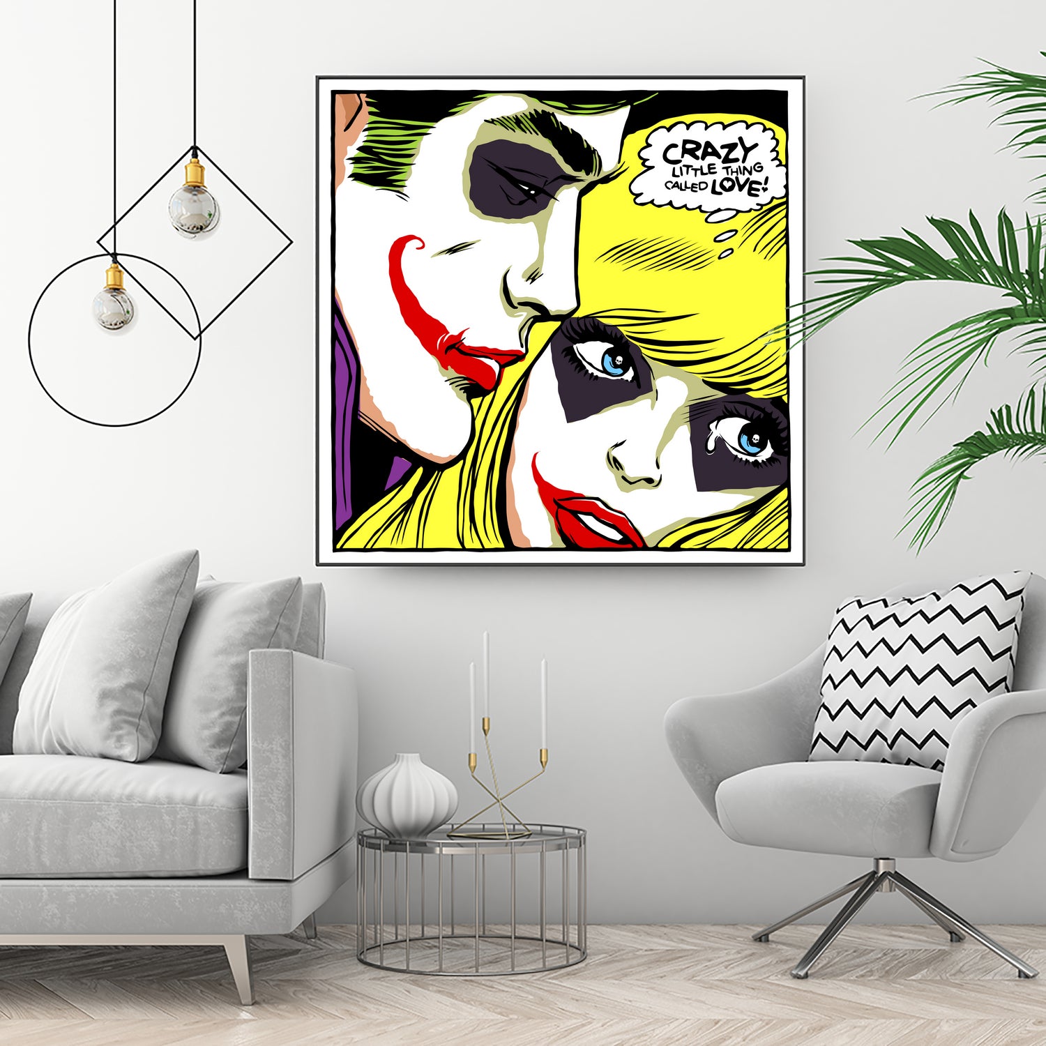 Crazy Little Thing Called Love by Bily Mariano da Luz on GIANT ART - yellow digital drawing