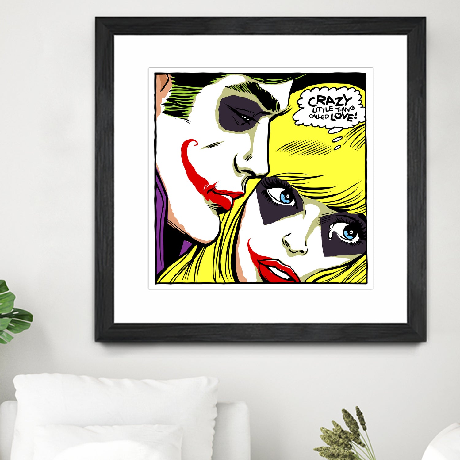 Crazy Little Thing Called Love by Bily Mariano da Luz on GIANT ART - yellow digital drawing