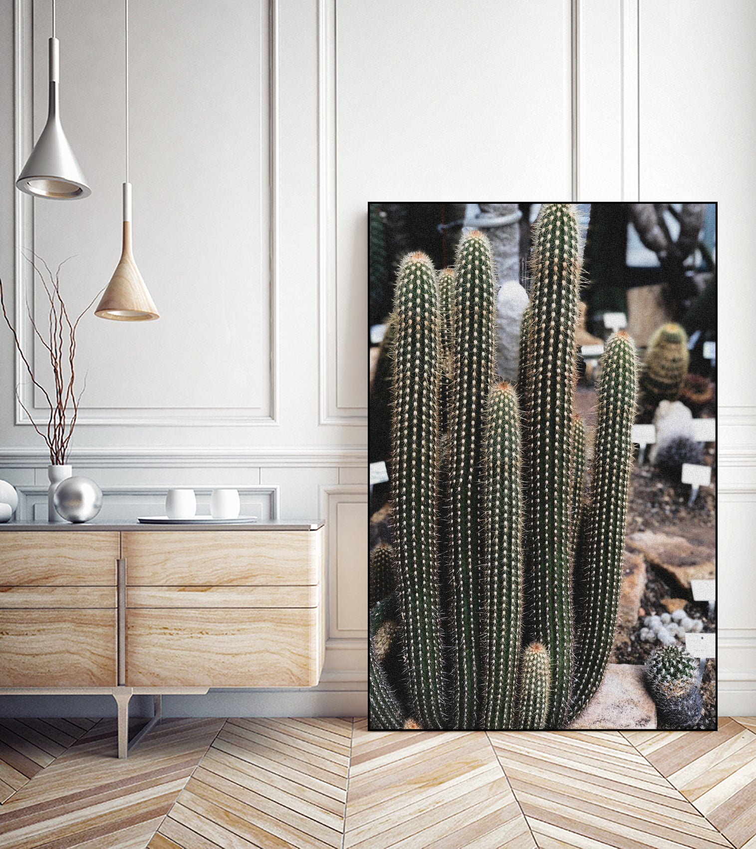 Micranthocereus Cactus by Anastasia Sawall on GIANT ART - green photo illustration