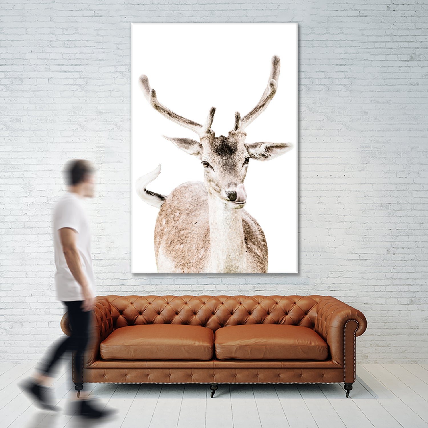 Deer I by Victoria Frost on GIANT ART - white photo manipulation