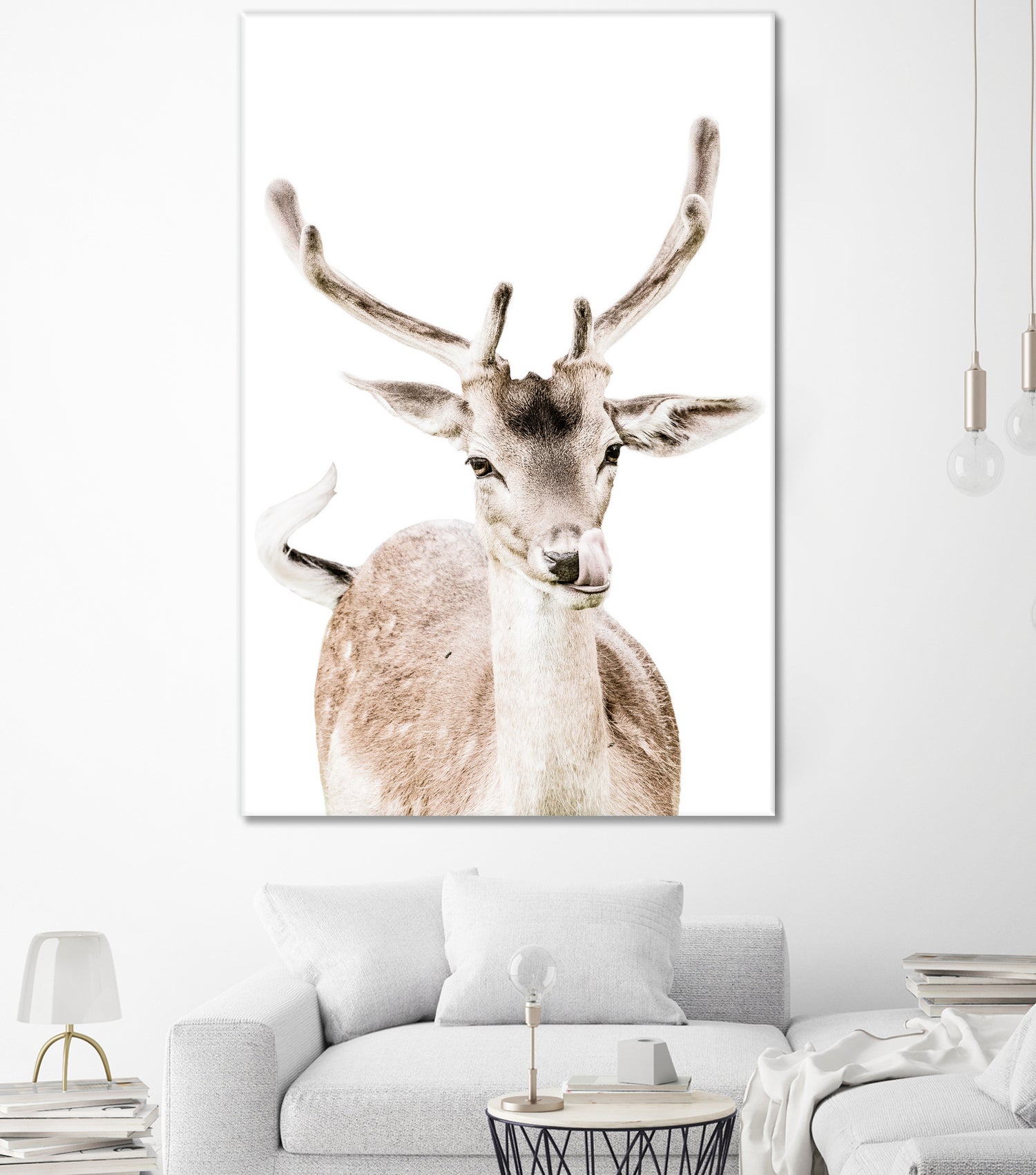 Deer I by Victoria Frost on GIANT ART - white photo manipulation