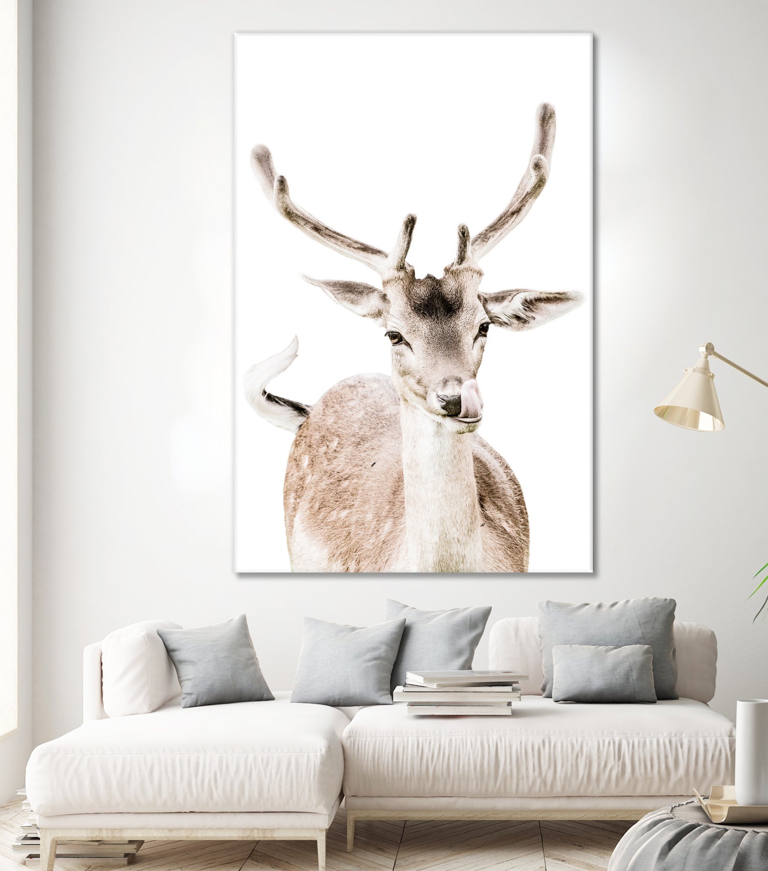 Deer I by Victoria Frost on GIANT ART - white photo manipulation