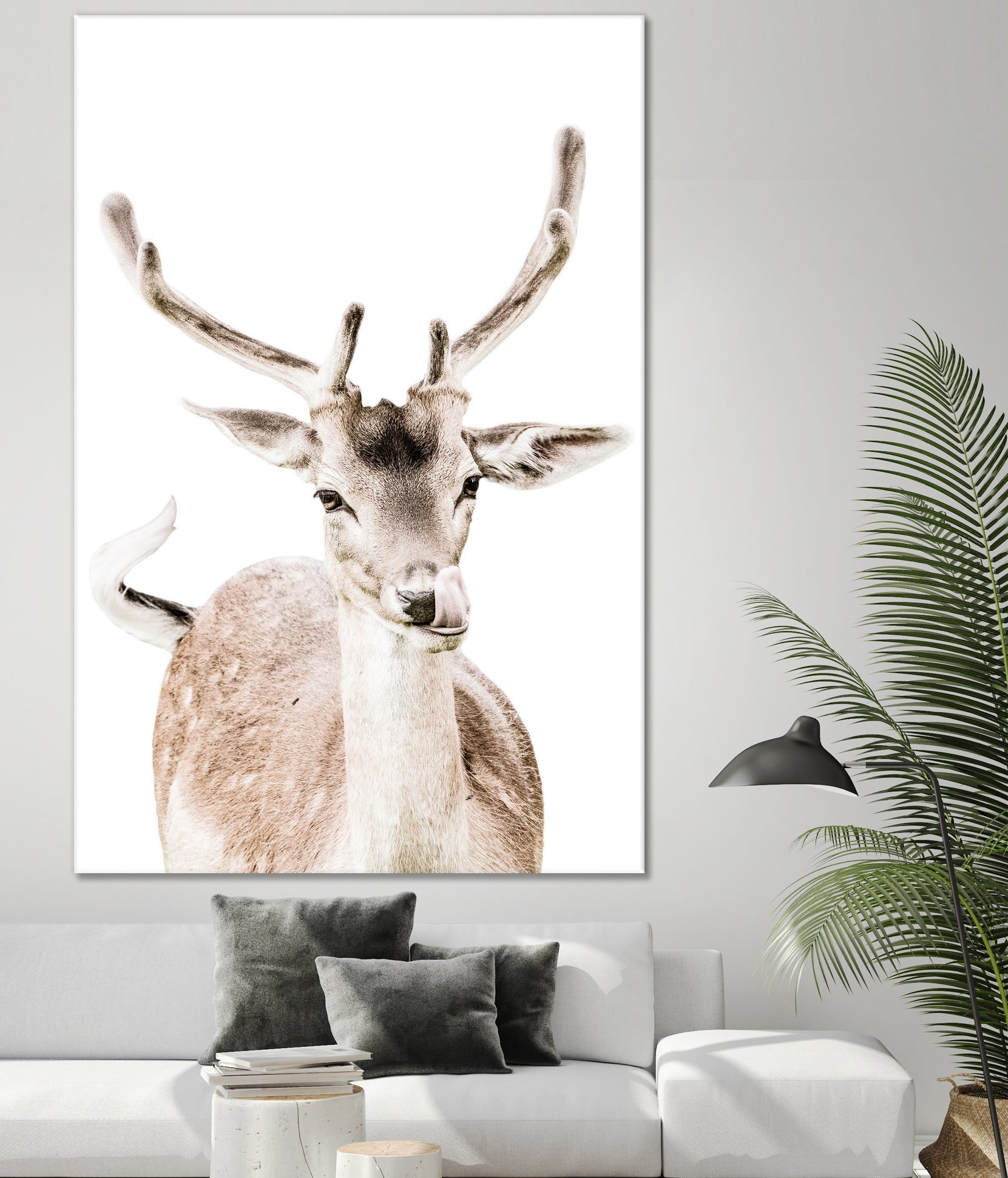 Deer I by Victoria Frost on GIANT ART - white photo manipulation