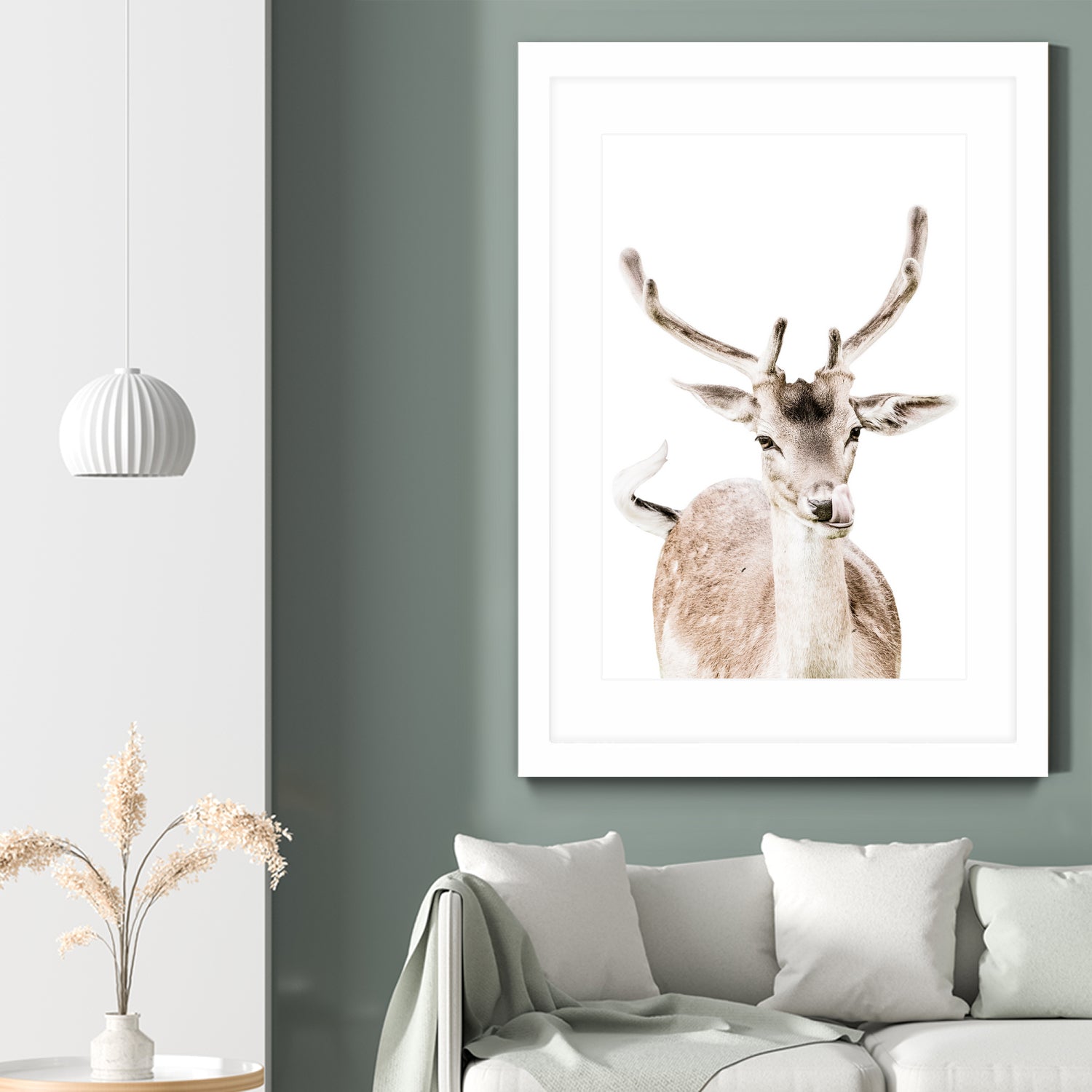 Deer I by Victoria Frost on GIANT ART - white photo manipulation