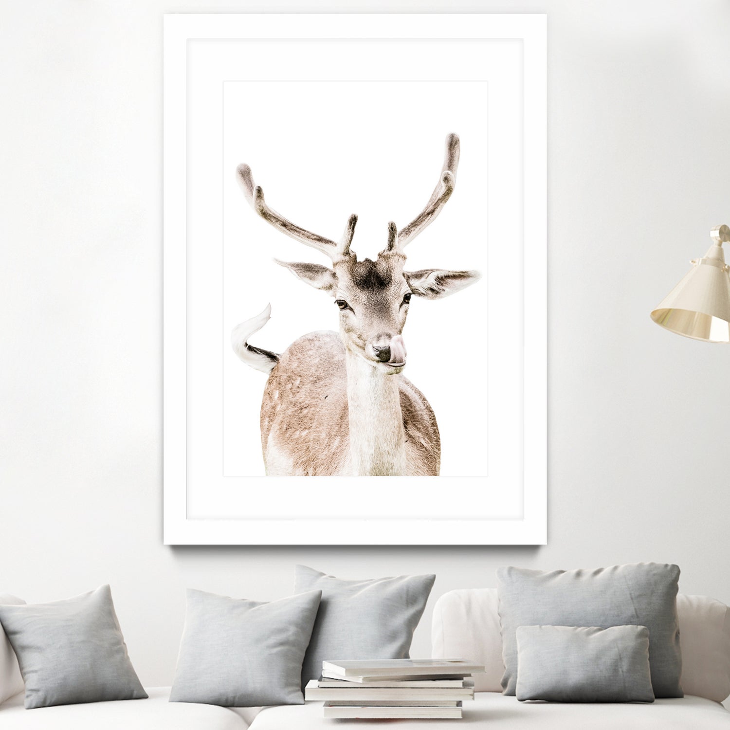 Deer I by Victoria Frost on GIANT ART - white photo manipulation