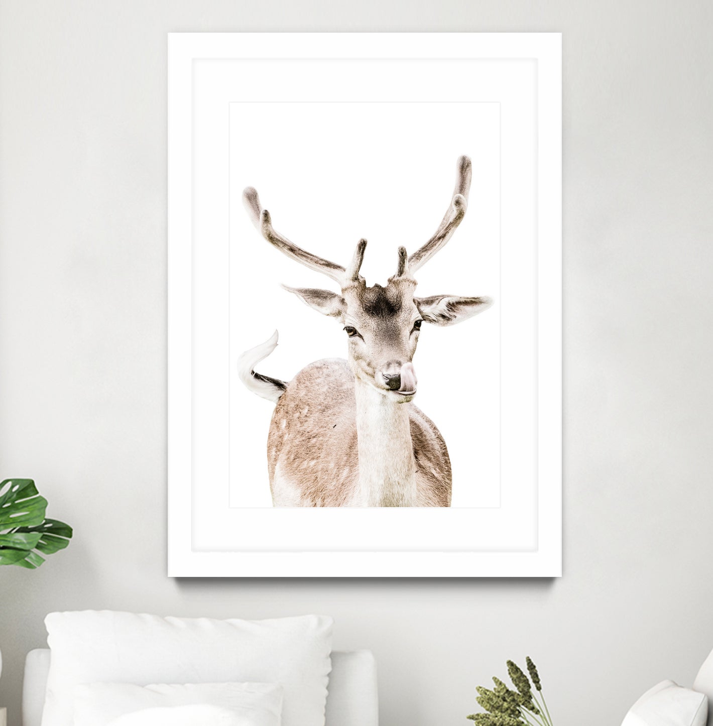 Deer I by Victoria Frost on GIANT ART - white photo manipulation