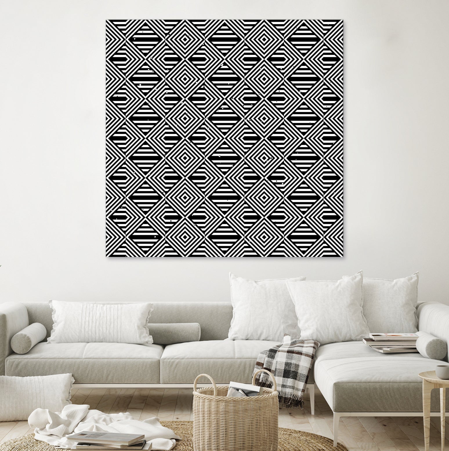 Pattern with striped lines by Divin Creador on GIANT ART - black vector illustration