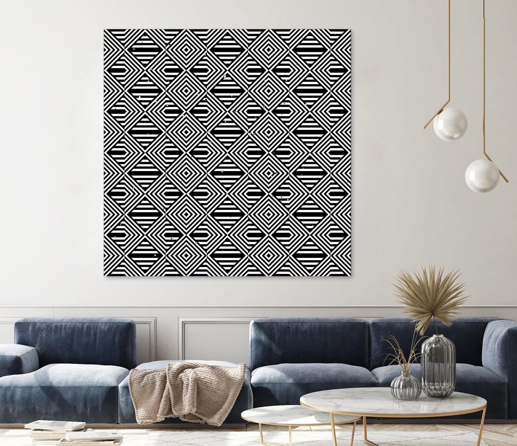 Pattern with striped lines by Divin Creador on GIANT ART - black vector illustration