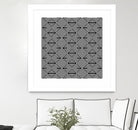 Pattern with striped lines by Divin Creador on GIANT ART - black vector illustration