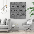 Pattern with striped lines by Divin Creador on GIANT ART - black vector illustration