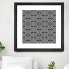 Pattern with striped lines by Divin Creador on GIANT ART - black vector illustration