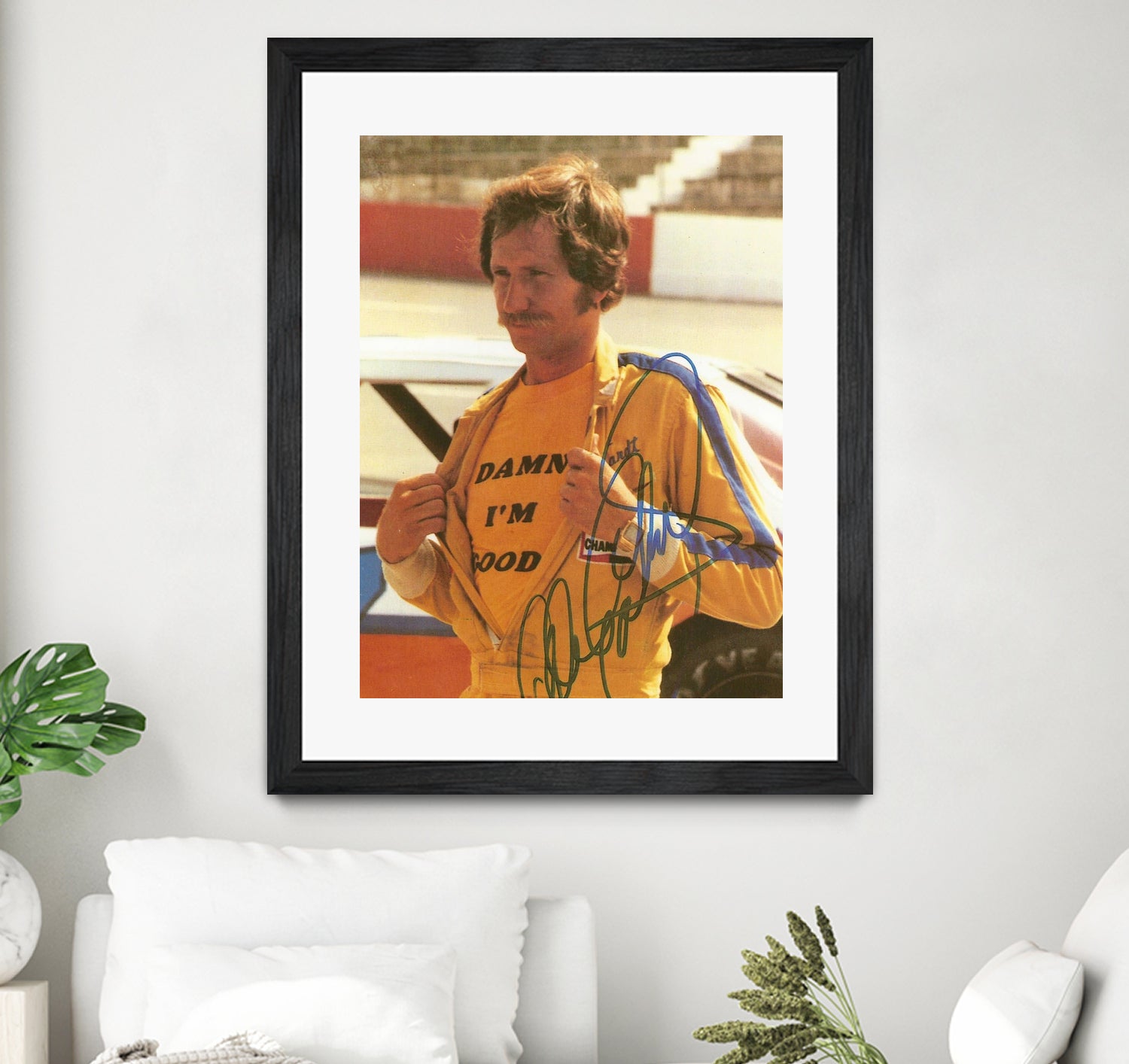 Damn I’m Good, Dale Earnhardt, The Intimidator, NASCAR by ALMA Studio on GIANT ART - brown photo manipulation