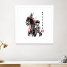 Hero Academy sumi-e by Antonio Camarena on GIANT ART - white digital painting