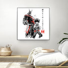 Hero Academy sumi-e by Antonio Camarena on GIANT ART - white digital painting