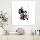 Hero Academy sumi-e by Antonio Camarena on GIANT ART - white digital painting