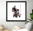 Hero Academy sumi-e by Antonio Camarena on GIANT ART - white digital painting