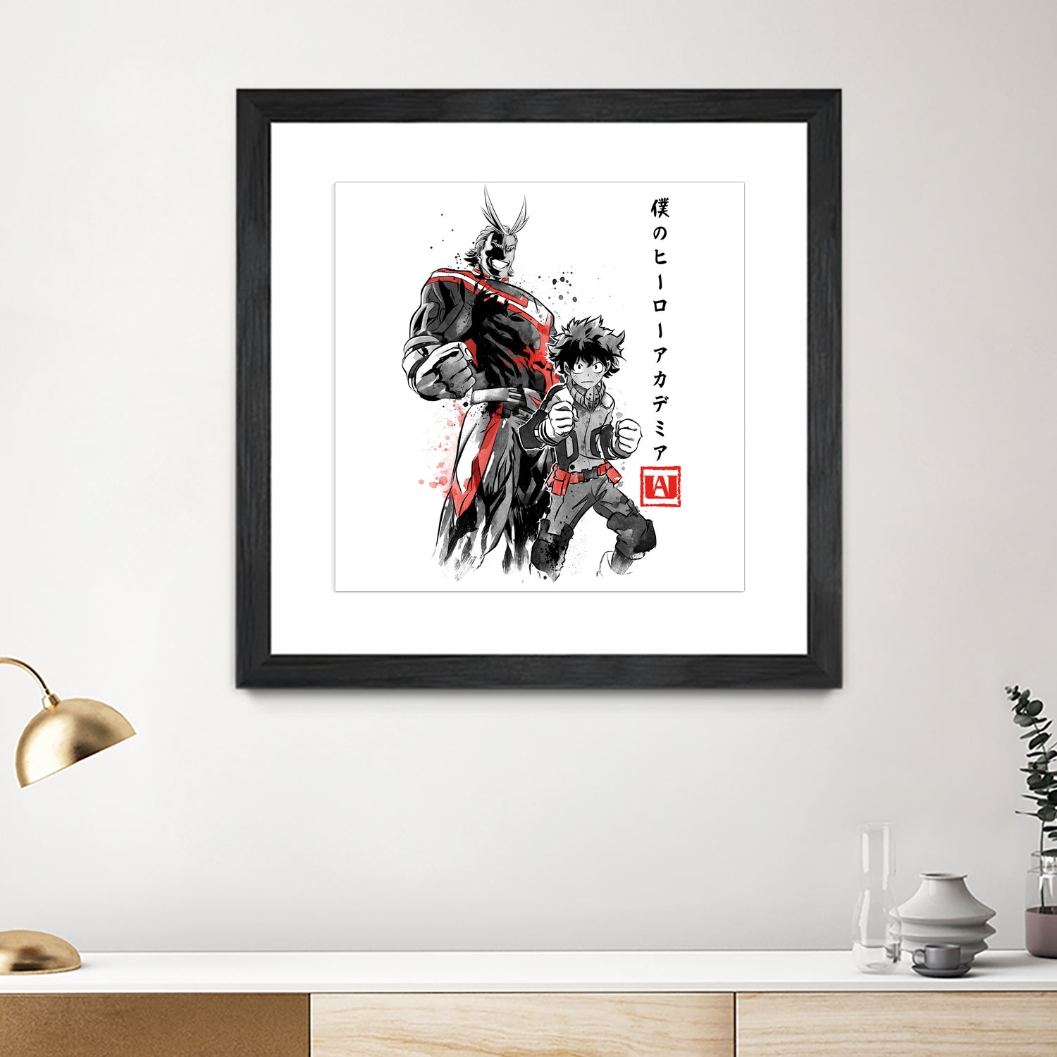 Hero Academy sumi-e by Antonio Camarena on GIANT ART - white digital painting