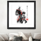 Hero Academy sumi-e by Antonio Camarena on GIANT ART - white digital painting