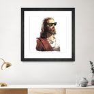 Jesus Born to be Cool by Gabriel Ruiz on GIANT ART - brown photo illustration