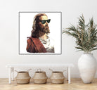 Jesus Born to be Cool by Gabriel Ruiz on GIANT ART - brown photo illustration