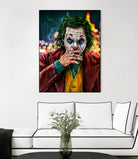 Smoking Joker Pt.1 by Arcadia Wiryawan on GIANT ART - red digital painting