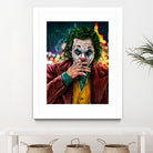 Smoking Joker Pt.1 by Arcadia Wiryawan on GIANT ART - red digital painting