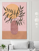 olive branch by Laura Graves on GIANT ART - pink digital painting