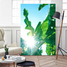 Banana Leaves Delight #1 #tropical #decor #art by Anita & Bella Jantz on GIANT ART - green photo illustration