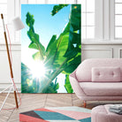 Banana Leaves Delight #1 #tropical #decor #art by Anita & Bella Jantz on GIANT ART - green photo illustration