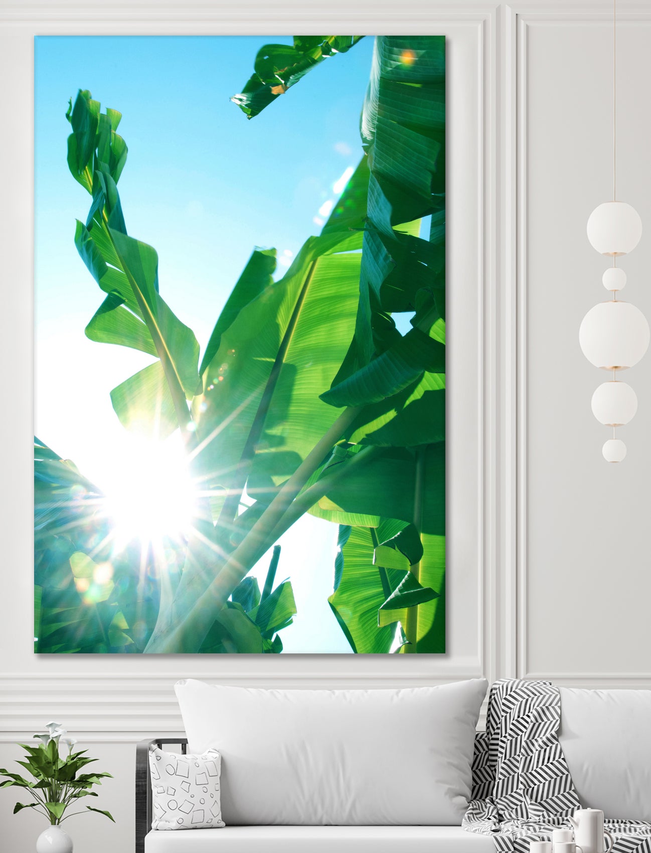 Banana Leaves Delight #1 #tropical #decor #art by Anita & Bella Jantz on GIANT ART - green photo illustration