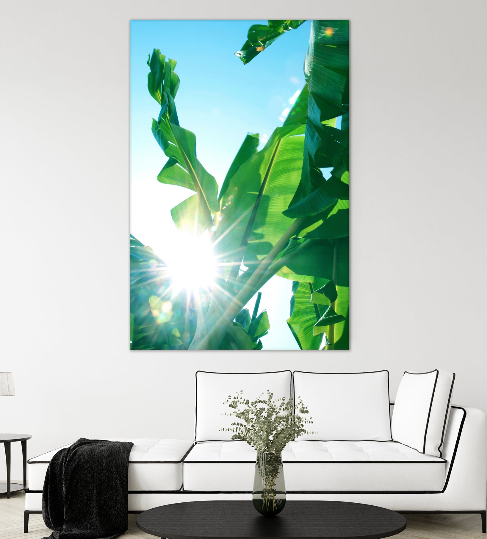 Banana Leaves Delight #1 #tropical #decor #art by Anita & Bella Jantz on GIANT ART - green photo illustration