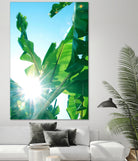 Banana Leaves Delight #1 #tropical #decor #art by Anita & Bella Jantz on GIANT ART - green photo illustration