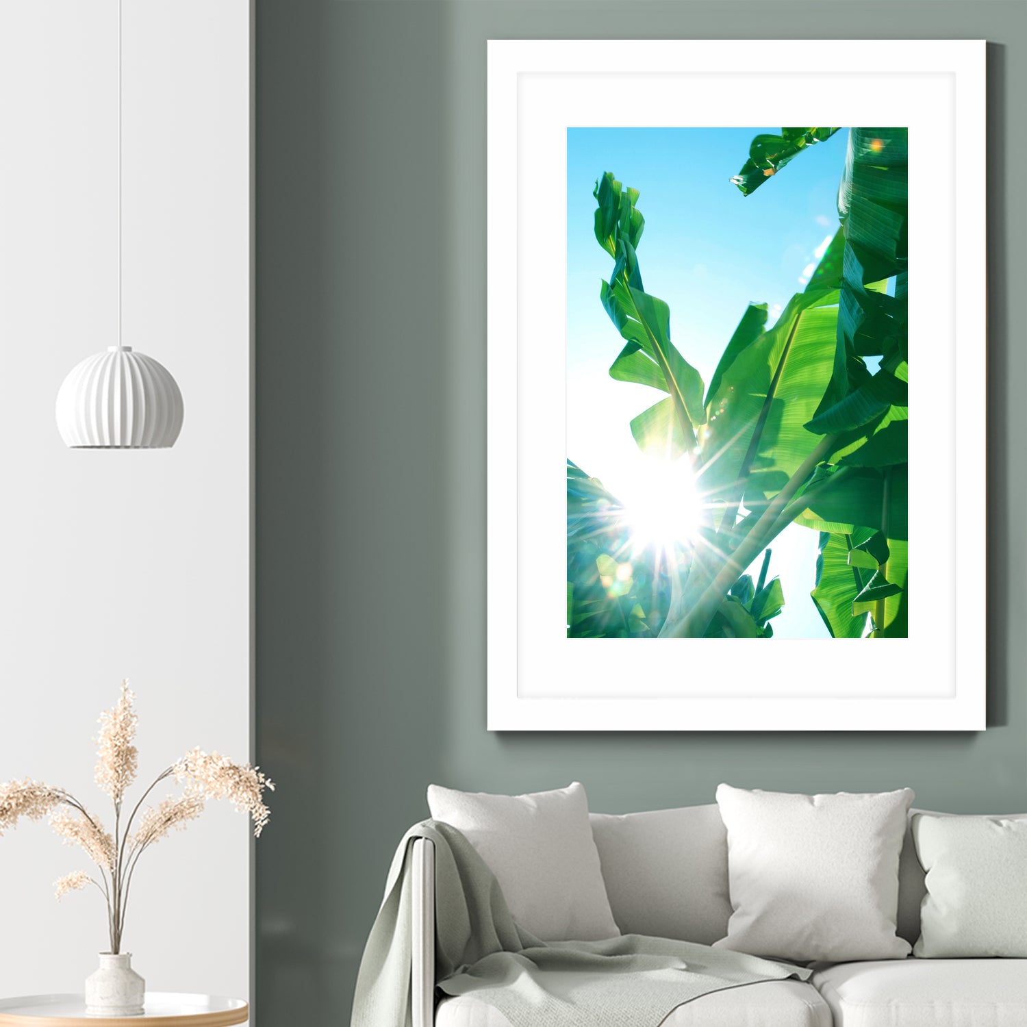 Banana Leaves Delight #1 #tropical #decor #art by Anita & Bella Jantz on GIANT ART - green photo illustration