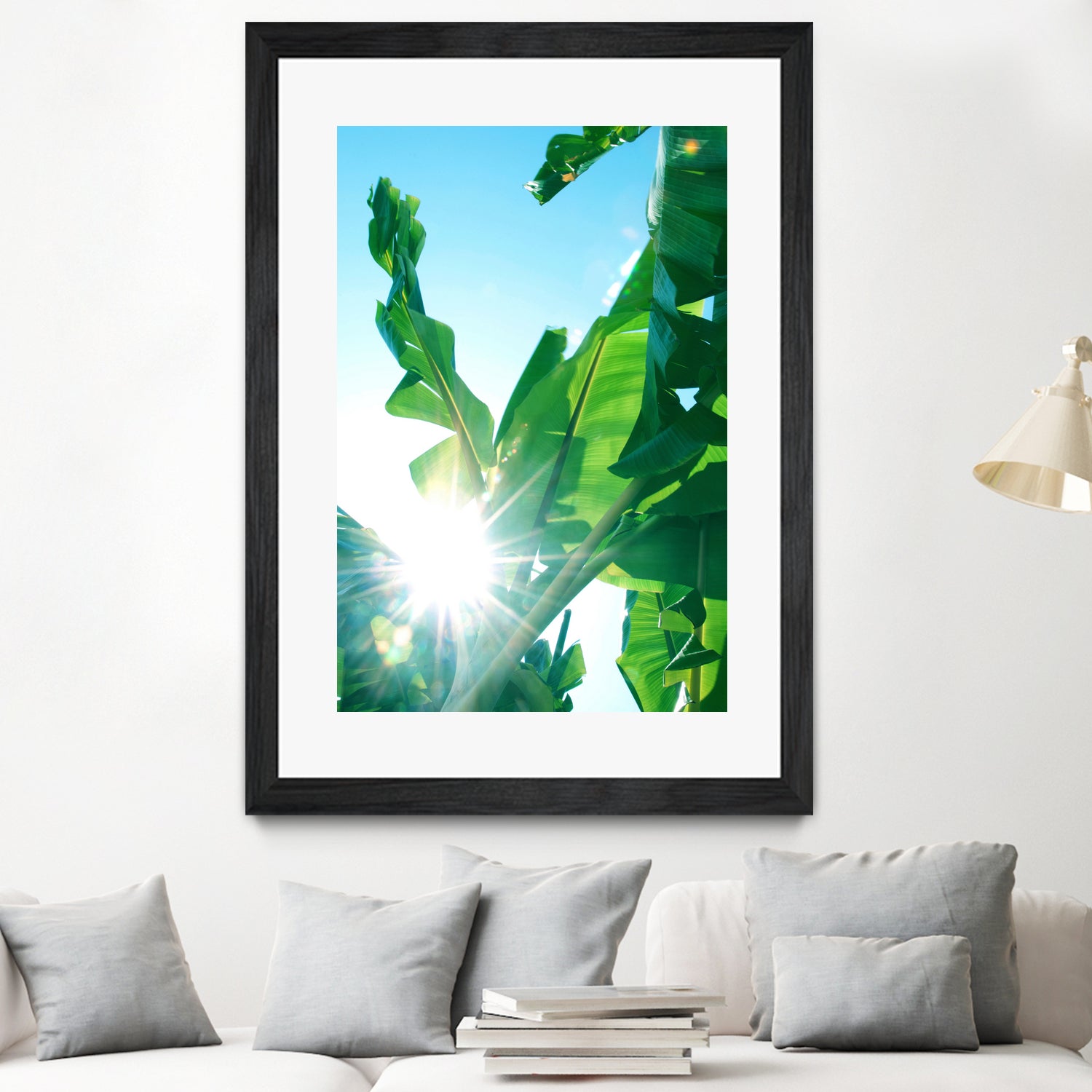 Banana Leaves Delight #1 #tropical #decor #art by Anita & Bella Jantz on GIANT ART - green photo illustration