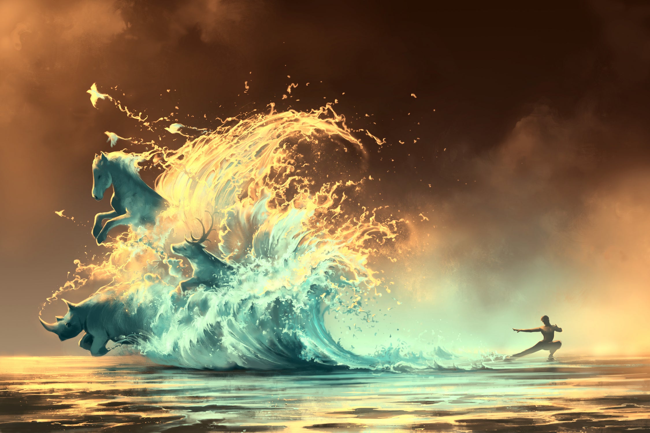 Mana Tide by Cyril Rolando on GIANT ART - digital painting