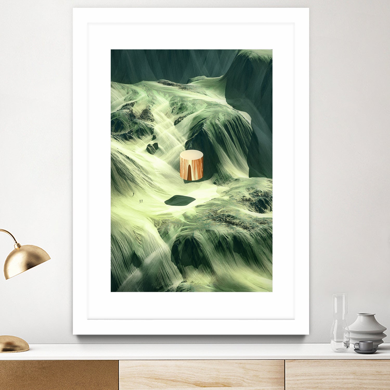 Shapes in Nature 6 by . Chaotic Atmospheres on GIANT ART - green digital painting