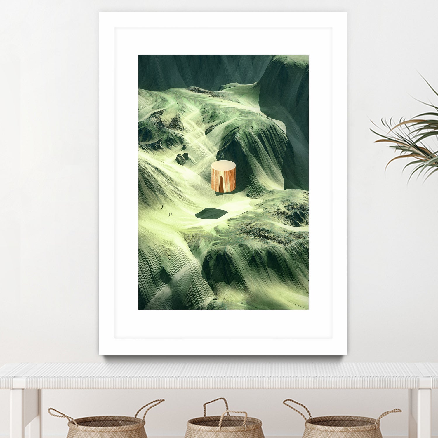 Shapes in Nature 6 by . Chaotic Atmospheres on GIANT ART - green digital painting