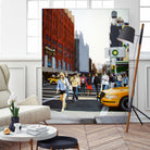 SoHo New York City by Matthew Holden Bates on GIANT ART - red mixed media