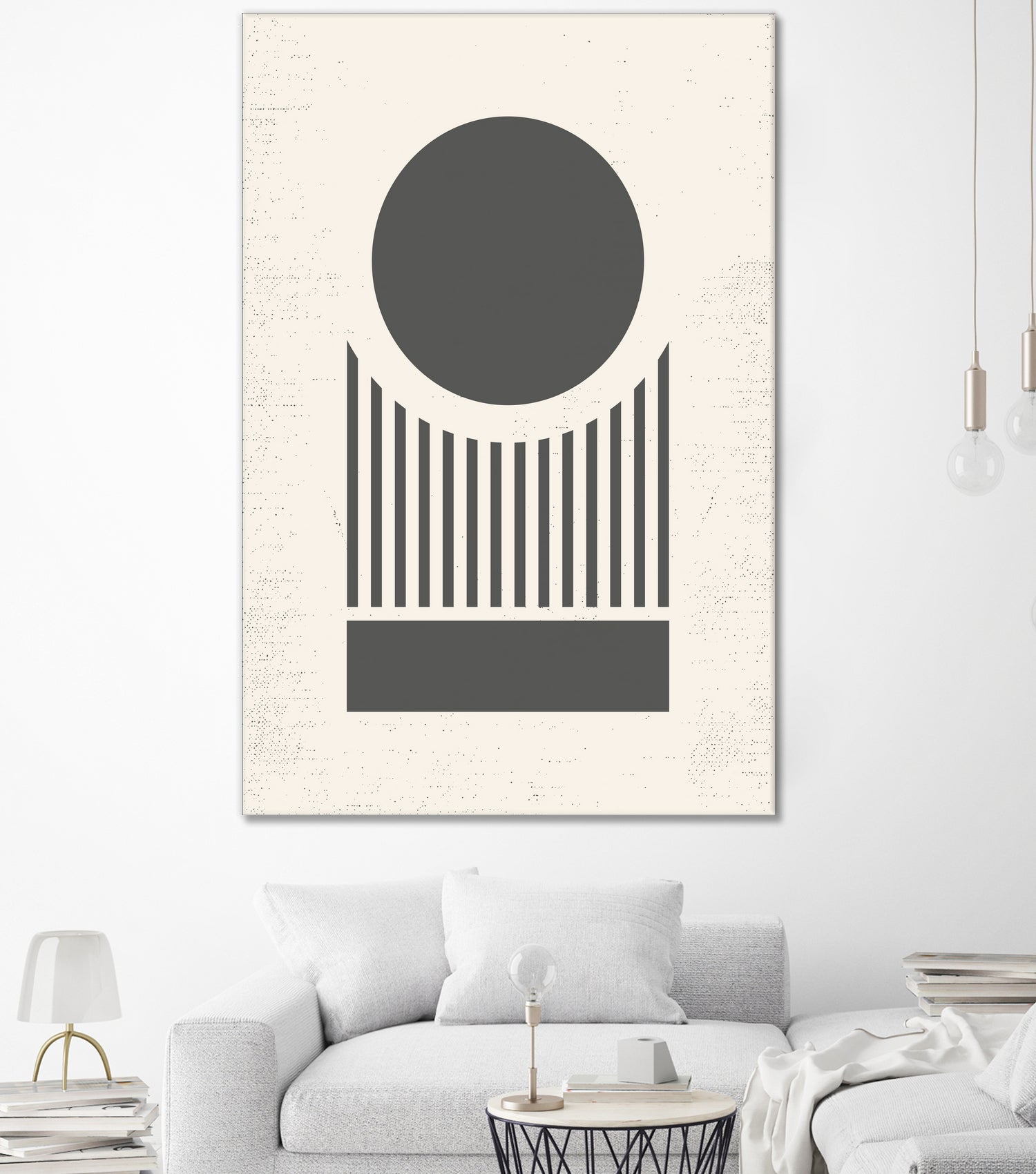 Mid Century Modern Geometry 02 by Studio North on GIANT ART - black digital drawing