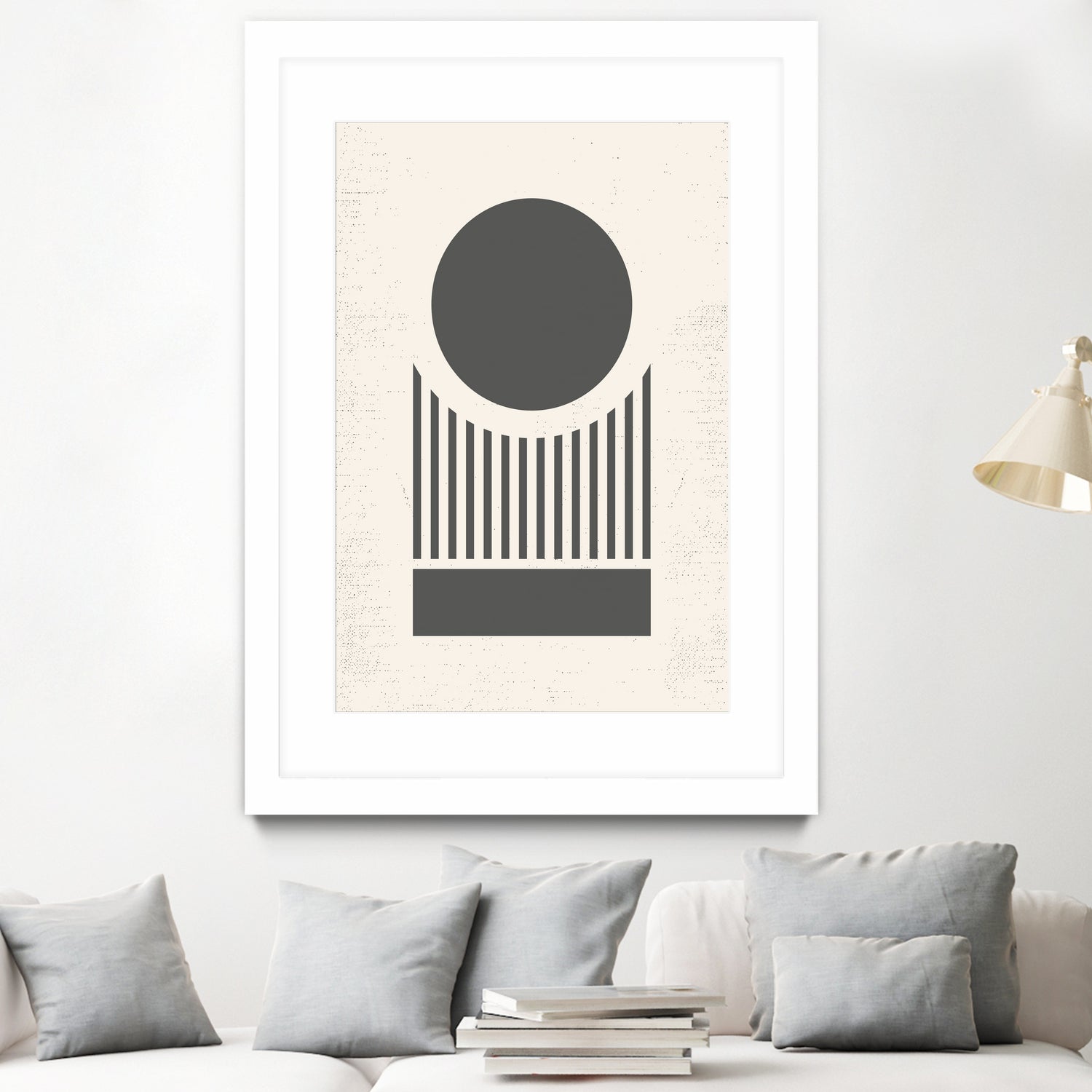 Mid Century Modern Geometry 02 by Studio North on GIANT ART - black digital drawing