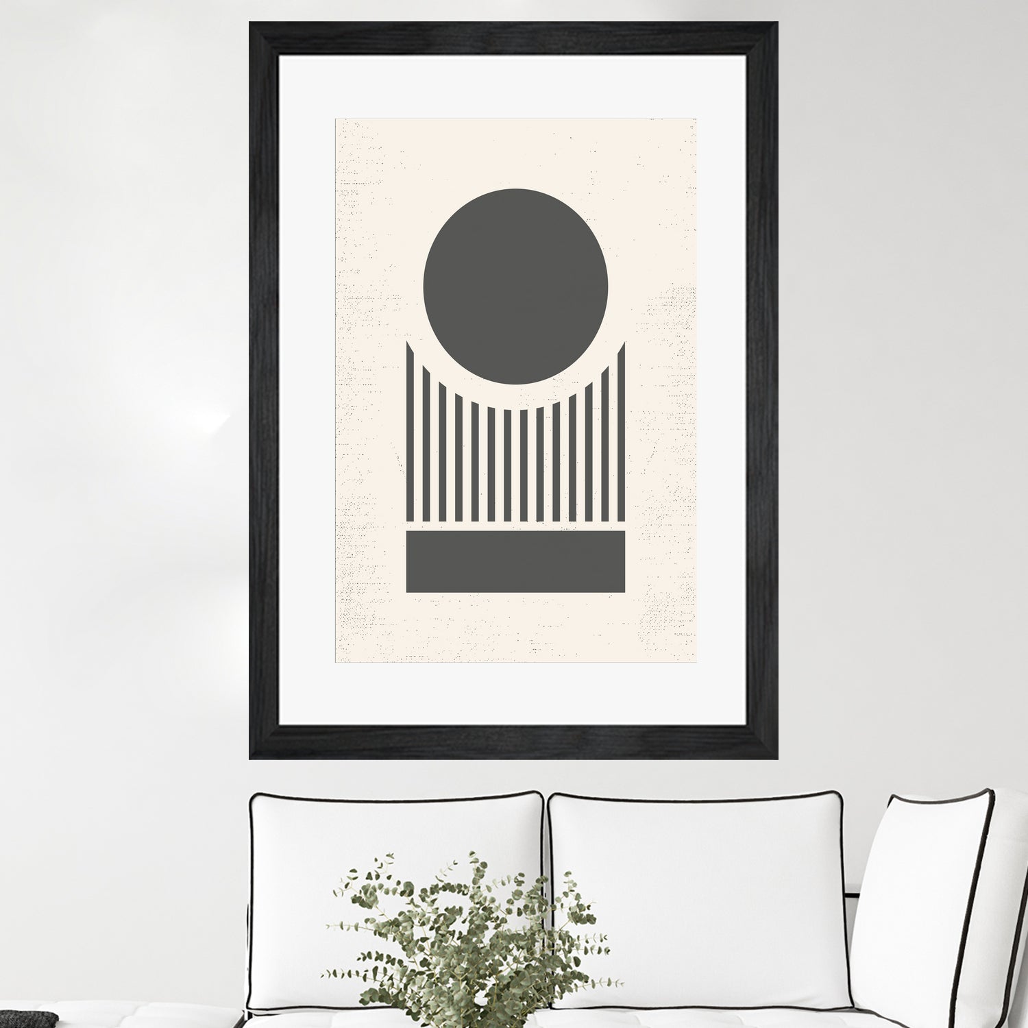 Mid Century Modern Geometry 02 by Studio North on GIANT ART - black digital drawing