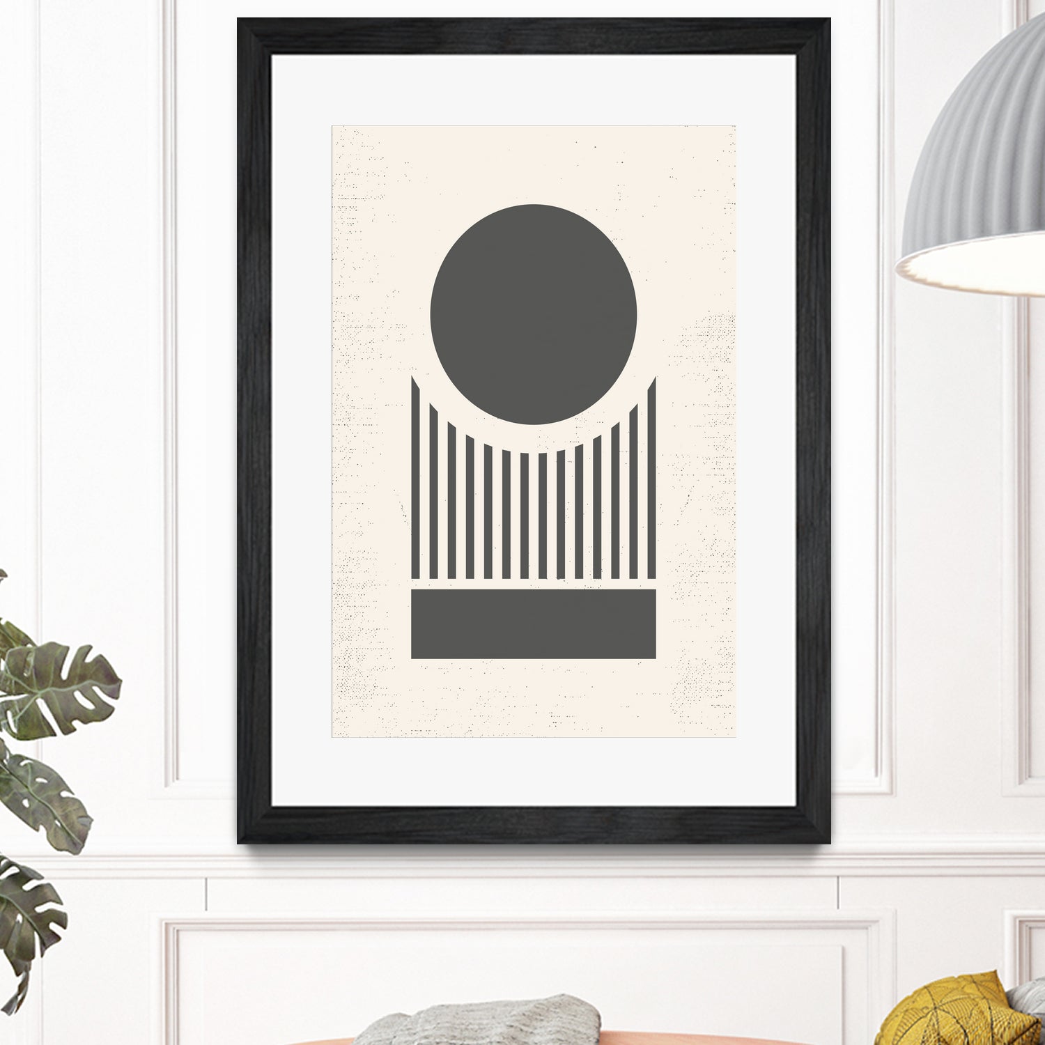 Mid Century Modern Geometry 02 by Studio North on GIANT ART - black digital drawing