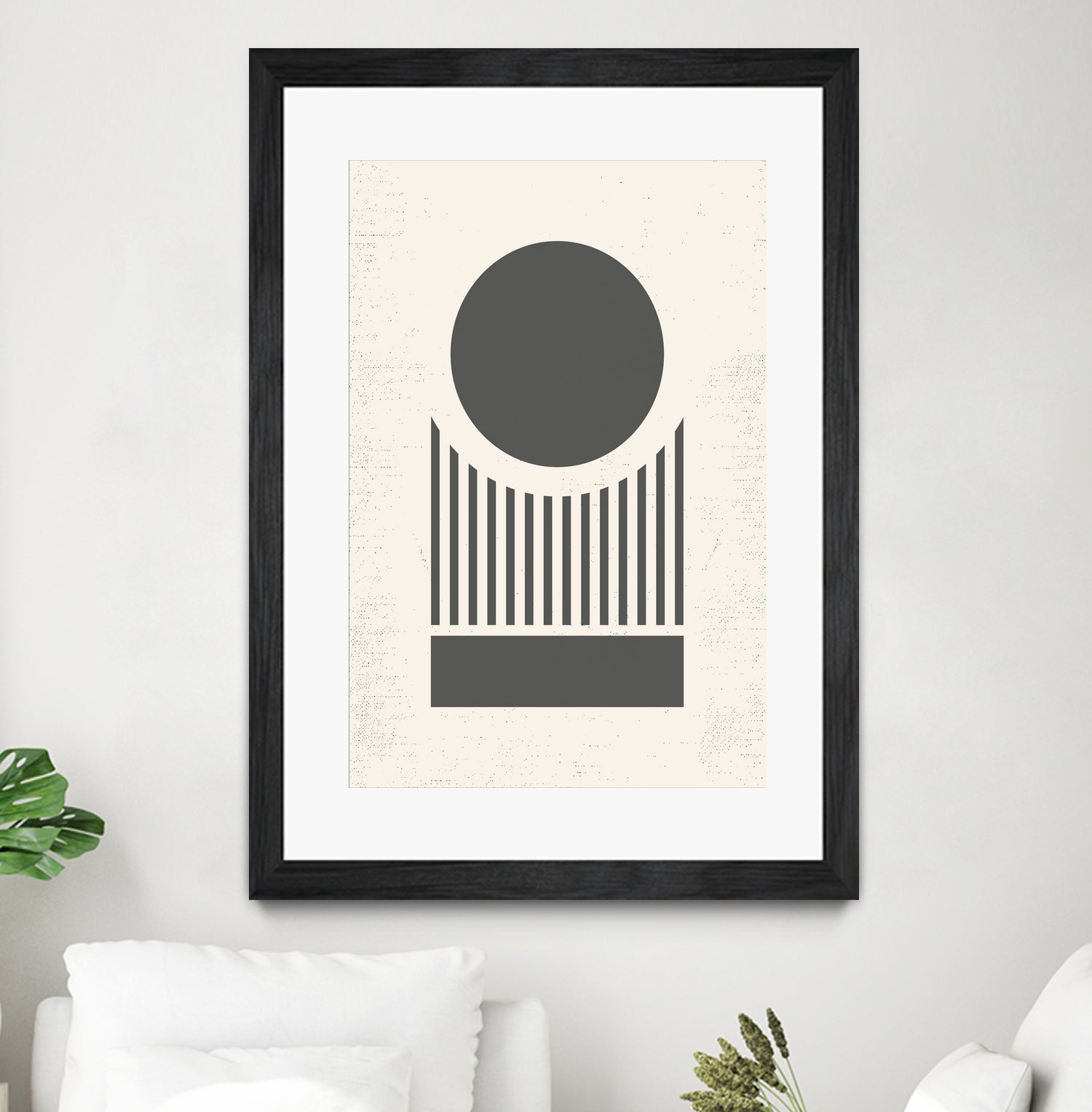 Mid Century Modern Geometry 02 by Studio North on GIANT ART - black digital drawing