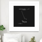 Hockey Stick Patent - Black by Finlay McNevin on GIANT ART - black typography