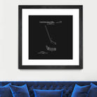 Hockey Stick Patent - Black by Finlay McNevin on GIANT ART - black typography